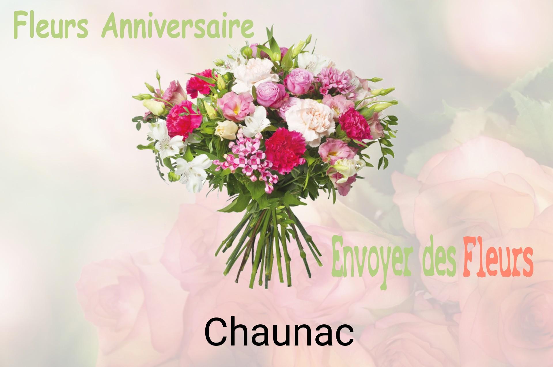 Bouquet de fleurs d’anniversaire livré à Chaunac